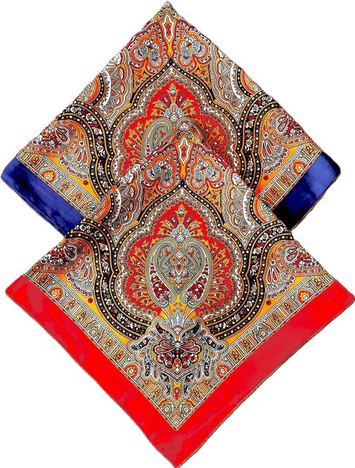 Huvudbild Sjal 100 % Silke 68 x 68 cm