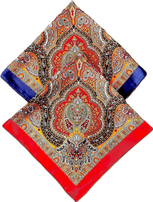 Sjal 100 % Silke 68 x 68 cm