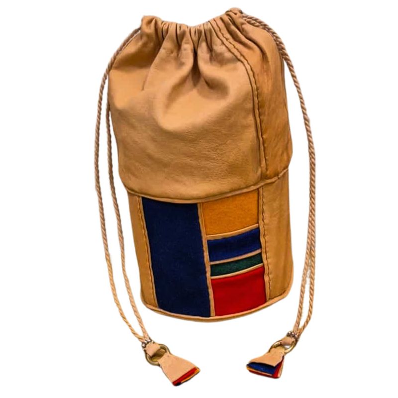 Skinnväska Renskinn Klädesdetaljer D: 14 cm H: 25 cm