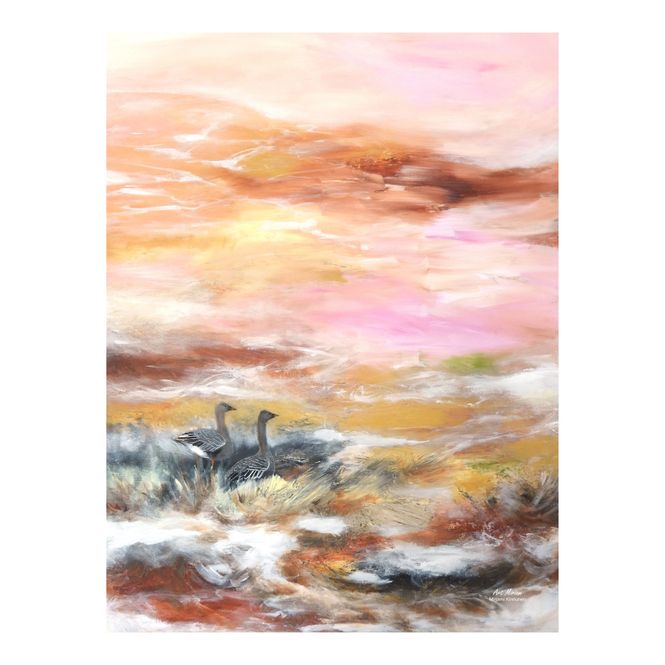 Huvudbild Poster Skogsgäss 30x40 cm