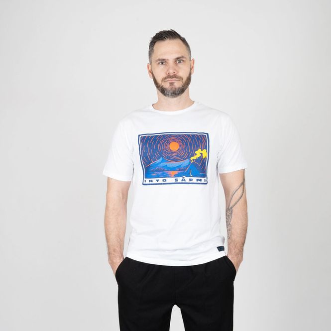 Huvudbild MIDNATTSSOL T-SHIRT - WHITE