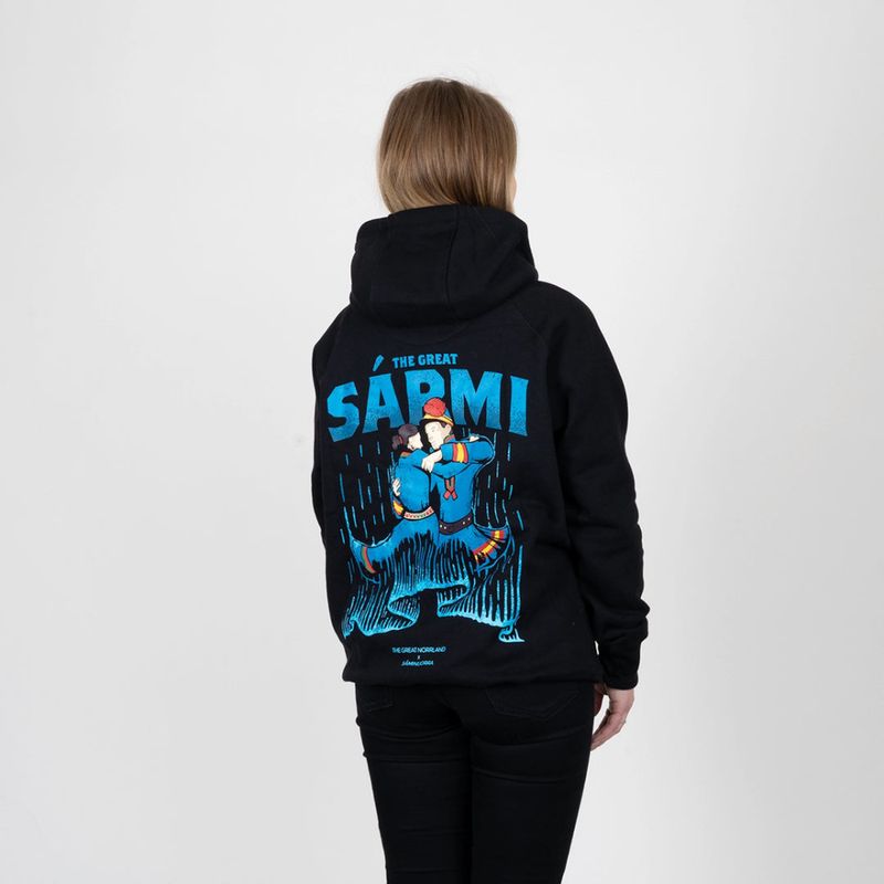 GREAT SÁPMI HOODIE - BLACK