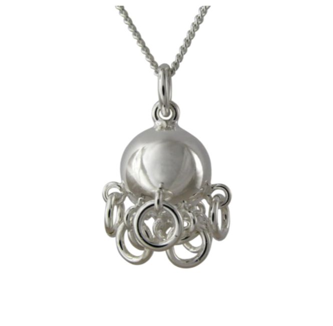 Huvudbild Halsband Komsekula Silver 11 mm 9 Ringar
